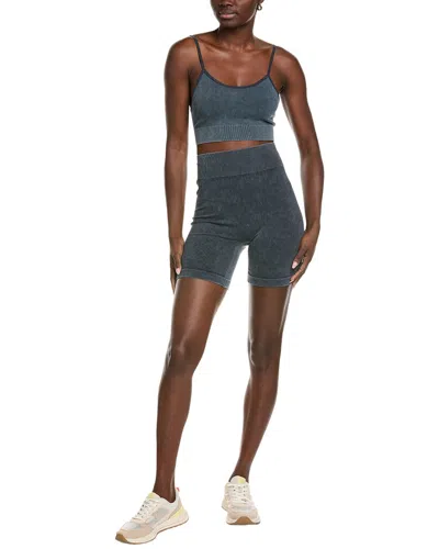 Marion 2pc Mineral Washed Bralette & Short Set In Multi