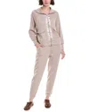 Marion 2pc Sateen Soft Sweater & Pant Set In Gray