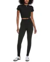 Marion 2pc Waffle Jacket & Legging Set In Black