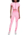 Marion 2pc Diamond Texture Top & Legging Set In Pink