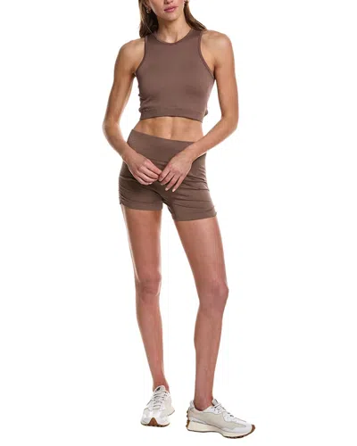 Marion 3in 2pc Contour Flex Seamless Set In Brown