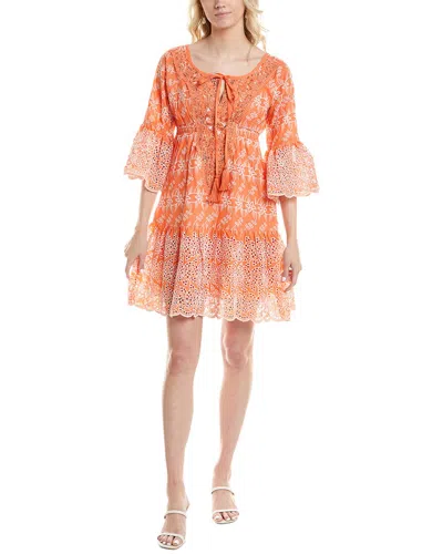 Marion Beaded Eyelet Mini Dress