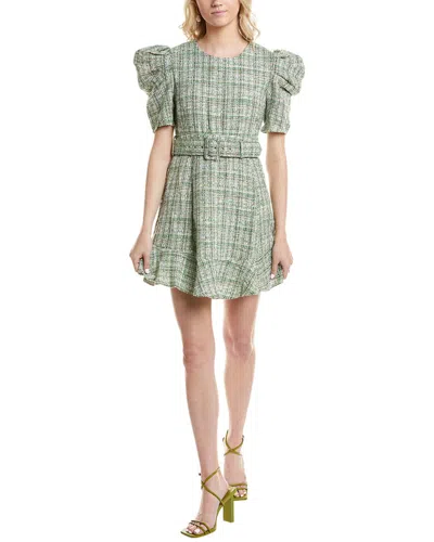 Marion Belted Tweed Mini Dress