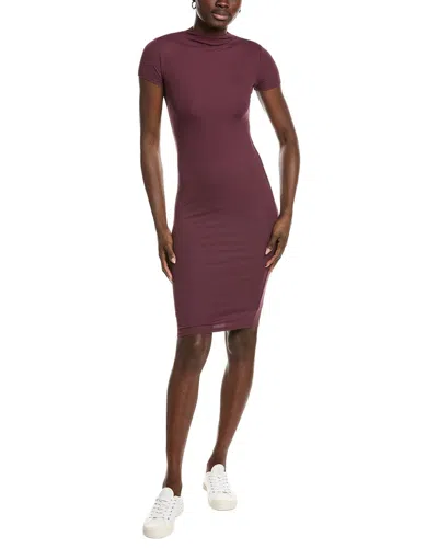 Marion Bodycon Cap Sleeve Mini Dress In Purple