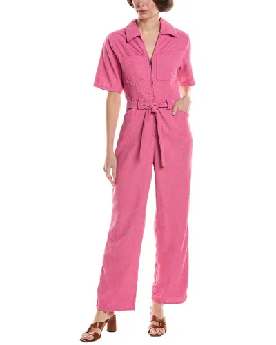 Marion Corduroy Jumpsuit In Pink