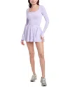 Marion Cross Back Tennis Dress In Purple