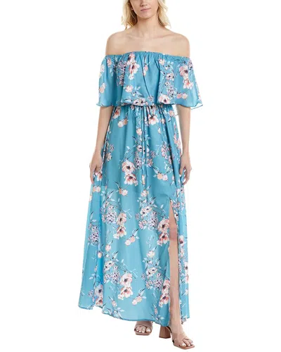 Marion Draped Off-the-shoulder Maxi Dress