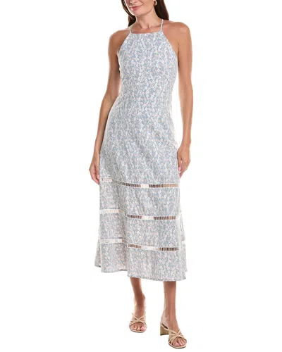 Marion Floral Maxi Dress In White