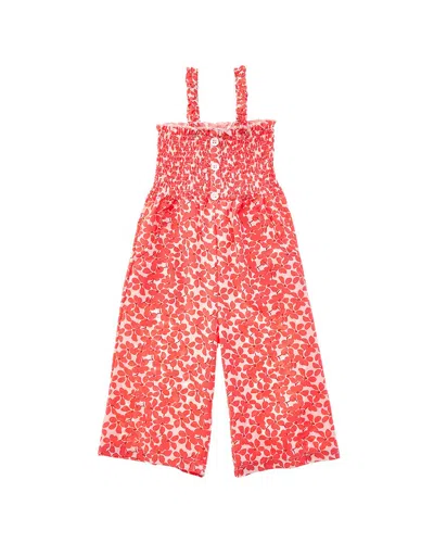 Marion Kids' Floral Romper In Multi