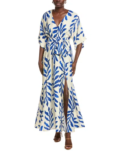 Marion Kimono Maxi Dress In Multi