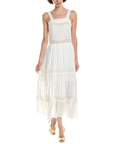 Marion Lace Trim Midi Dress