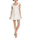 Marion Lace Trim Mini Dress