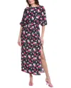 Marion Lace-up Maxi Dress