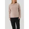 Marion Maternity & Nursing Sweater With Button Detail & Hidden Thumbhole Feature In Multi