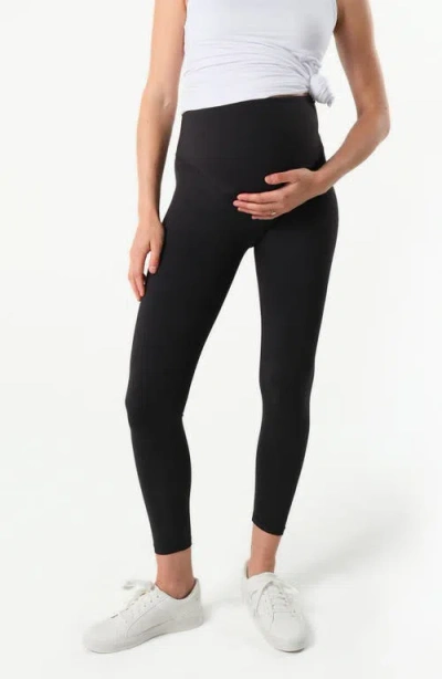 MARION MATERNITY STRETCH LEGGINGS WITH BUMP-FRIENDLY PHONE POCKET