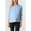 Marion No-gap 3/4 Sleeve Maternity & Nursing Button Down Shirt
