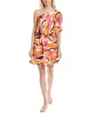 Marion One-shoulder Satin Mini Dress