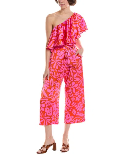 Marion One-shoulder Jumpsuit In Multi