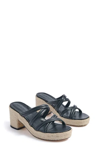 Marion Parke Adrian Platform Sandal In Black