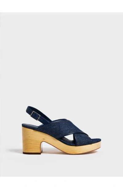 Marion Parke Avery Platform | Denim In Multi