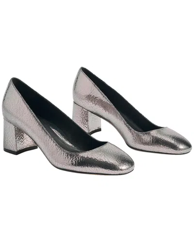MARION PARKE MARION PARKE BLOCK HEEL PUMP LEATHER PUMP