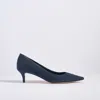 Marion Parke Classic Pump 45 Suede In Blue