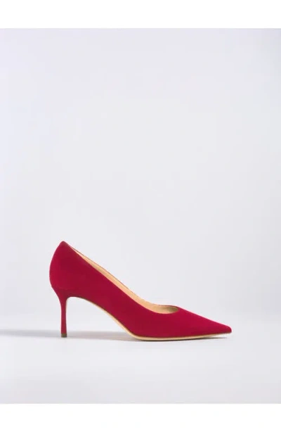 Marion Parke Classic Pump 70 Suede In Pink