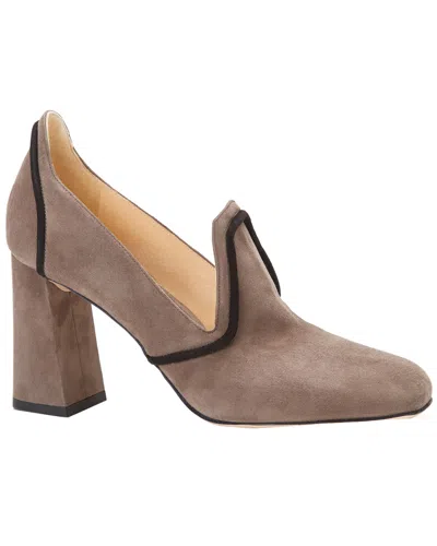 Marion Parke Courtney Suede Pump In Brown