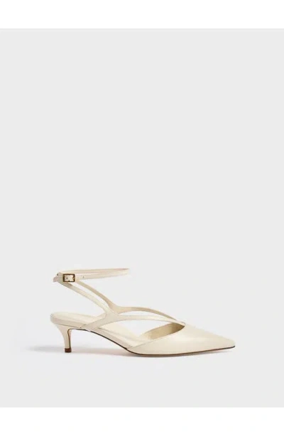 Marion Parke Hazel Kitten Heel | Nappa In Neutral