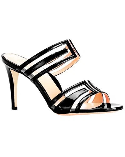 Marion Parke Larkin Patent Mule In Black