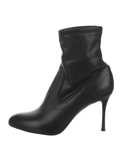 Pre-owned Marion Parke Leather Boots In Black