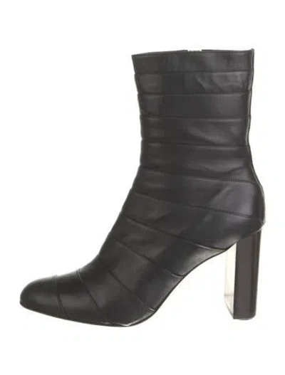 Pre-owned Marion Parke Leather Boots In Black