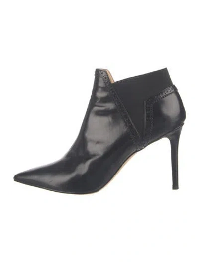Pre-owned Marion Parke Leather Boots In Black