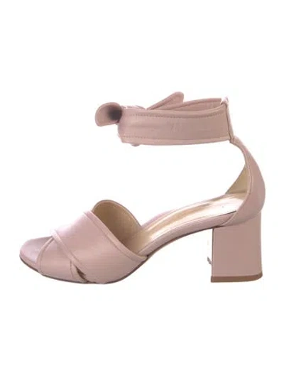 Pre-owned Marion Parke Leather D'orsay Pumps In Pink