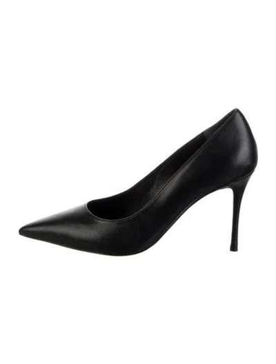 Pre-owned Marion Parke Leather Pumps In Black
