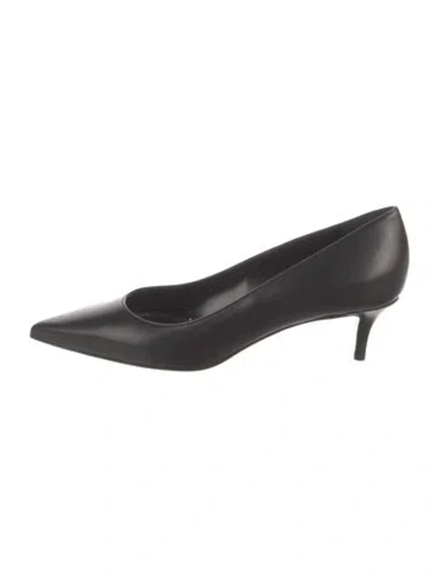 Pre-owned Marion Parke Leather Pumps In Black