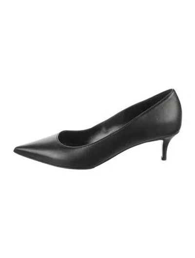 Pre-owned Marion Parke Leather Pumps In Black