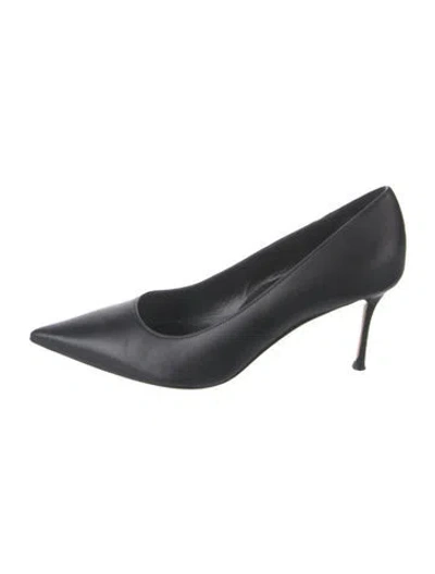 Pre-owned Marion Parke Leather Pumps In Black