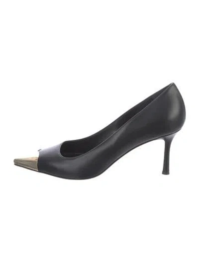 Pre-owned Marion Parke Leather Pumps In Black