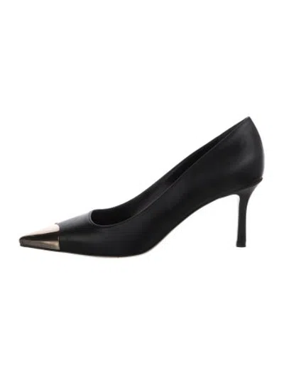 Pre-owned Marion Parke Leather Pumps In Black
