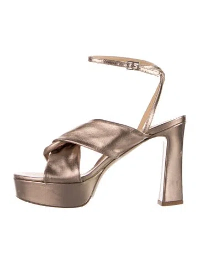 Pre-owned Marion Parke Leather Sandals