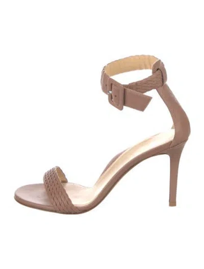 Pre-owned Marion Parke Leather Sandals In Multi