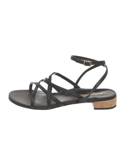 Pre-owned Marion Parke Leather Sandals In Multicolor