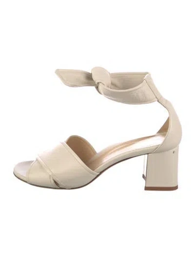 Pre-owned Marion Parke Leather Sandals In Neutral