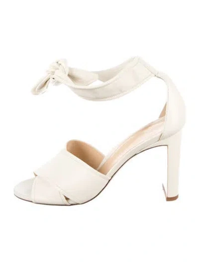 Pre-owned Marion Parke Leather Sandals In Neutrals