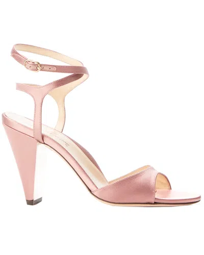 Marion Parke Loretta Satin Sandal In White
