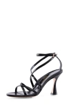 Marion Parke Lottie Leather Strappy Sandals In Black