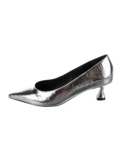 Pre-owned Marion Parke Patent Leather Pumps In Black