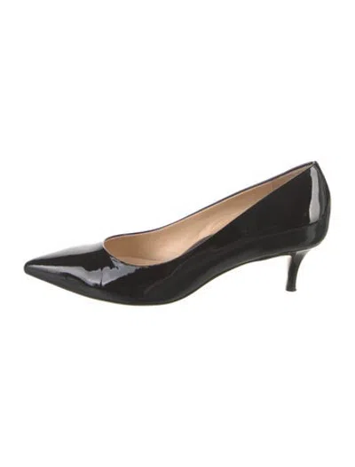 Pre-owned Marion Parke Patent Leather Pumps In Black
