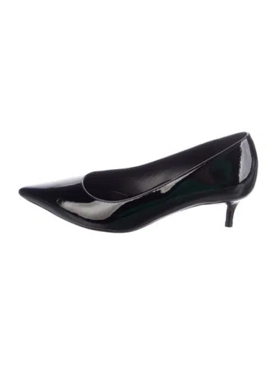 Pre-owned Marion Parke Patent Leather Pumps In Black